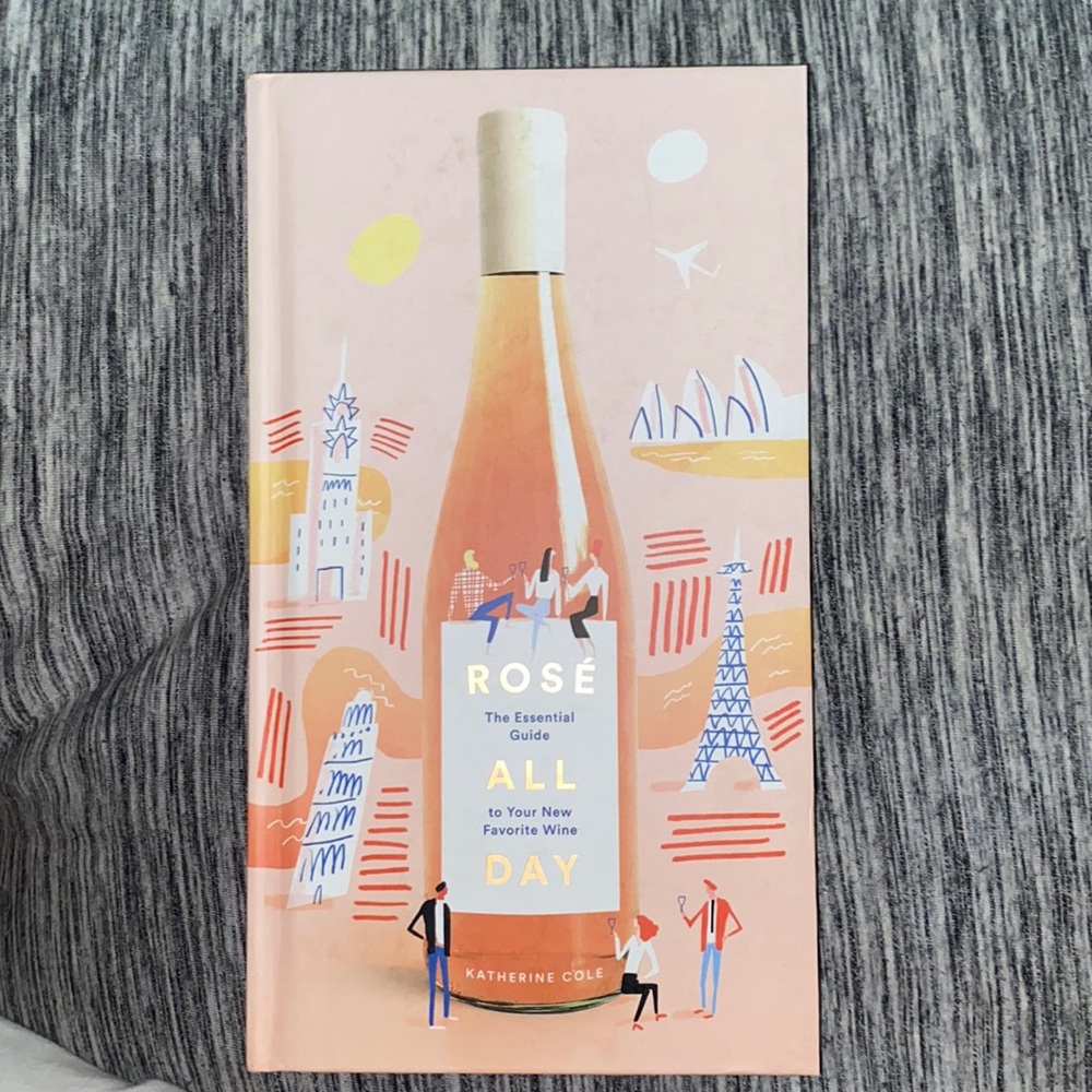 A hardcover book 📕 about wine 🍷